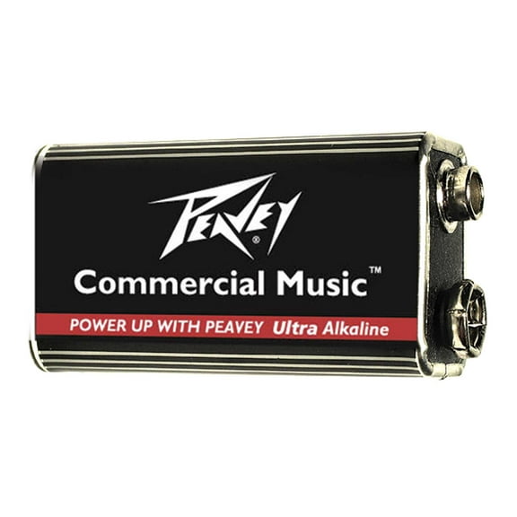 Peavey 9 VOLT BATTERIES Hi-Performance Ultra Alkaline Quality Battery  50130 New