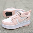 thumbnail image 6 of Kids Roller Shoes Sneakers with Wheels - Premium Sport Roller Skate Sneaker for Boys Girls Christmas Birthday Children Show Gift, 6 of 17