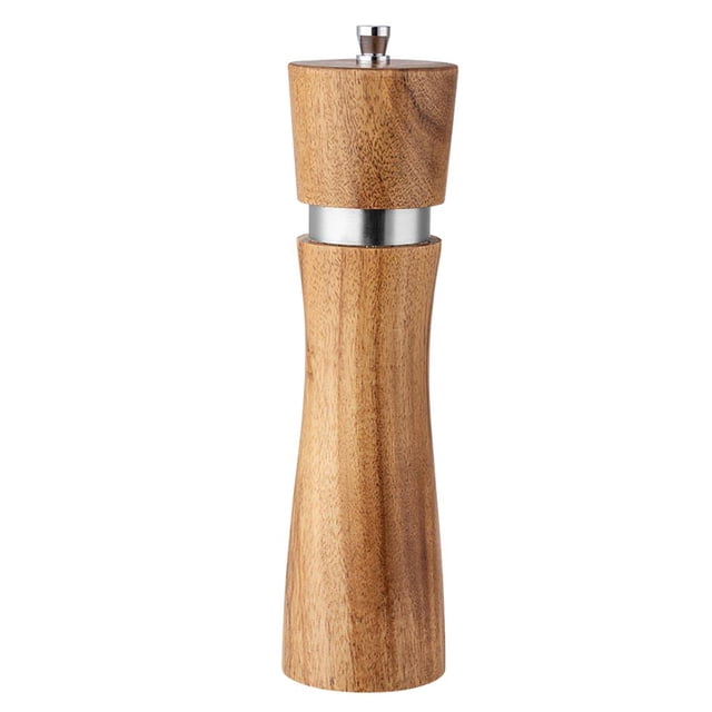 Molinillo De Pimienta De Madera, Molinillo De Sal De Pimienta Recargable, Molinillo De Condimentos Manual Con Dispositivo Ajustable, Núcleo De Cerámica Para Pimienta, Sal, Comino matsuzay HA022443-00