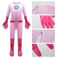 thumbnail image 4 of Rongking Girls Princess Costume Bodysuit Halloween Cosplay Jumpsuit w/Scarf for 3-9Y, 4 of 7