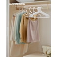 thumbnail image 2 of Perchas para ropa SONGMICS, 50 unidades, plástico, hombros anchos, 2 of 6