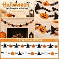 thumbnail image 2 of Halloween Decorations | Witch Halloween Decor | Halloween Pumpkin Decorations for Home | Halloween Mantel Decor Spooky Halloween Banner for Party, 2 of 6