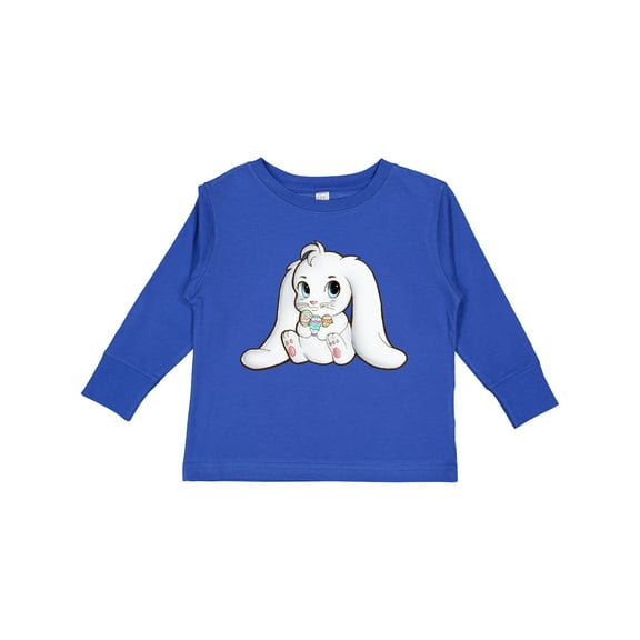 Inktastic Adorable Easter Bunny Boys or Girls Long Sleeve Toddler T-Shirt
