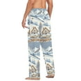 thumbnail image 3 of FORMRS Mens Pajama Pants with Pockets Sleepwear Lounge Bottoms Sizes S-2XL, Blue Snowy Mountain, 3 of 7