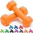thumbnail image 1 of Juego de 2 mancuernas Portzon de neopreno, 1,4 kg, color naranja, 1 of 9