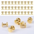 thumbnail image 3 of MesaSe 50PCS Brass Stud Rivets for Leather Crafts  Bags  Shoes  Hats, 3 of 4
