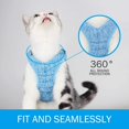 thumbnail image 2 of Cat Harness And Leash Set For Walk 360 ° Wrap-Around Small Cats And Dogs Harness Buffer Effect And Escape Resistance, Suitable For Collapsible Bags With Cationic Fabrics, 2 of 7