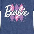 thumbnail image 3 of Barbie - Argyle - Toddler & Youth Girls Short Sleeve Graphic T-Shirt, 3 of 5