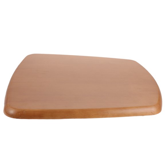 NUOLUX 1Pack Dining Chair Replacement Pad Wear Resistant Light Brown Rectangular Wooden Seat For Home Use