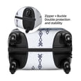 thumbnail image 4 of Xecao Not All Who Wander Are Lost2 print Elastic Luggage Cover, with double-sided print , is perfect for travel, business, and daily use, 4 of 9