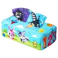 thumbnail image 2 of pañuelos de para bebés, bufandas , arrugadas, bufanda de Motor fino suave, juguete sensorial Montessori - Animal de dibujos animados Yotijar juego sensorial, 2 of 9