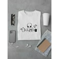 thumbnail image 3 of Alien Drinking Coffee T-Shirt Men -Smartprints Designs, Male x-Large, 3 of 4