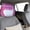 Pink, variant on 1 PCS Car Headrest Covers Soft Breathable Head Rest Cover Protector,Teddy Bear Headrest Covers For Cars Seat,Universal Interior Car Accessories,Suitable For Trucks SUV And Daily Driving