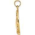 thumbnail image 2 of 14K Yellow Gold Praying Hands And Cross In Oval Charm Made United States k8327, 2 of 5