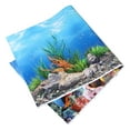 thumbnail image 5 of Unique Bargains Aquarium Background Poster Double-sided Fish Tank Background Decorative Paper Sticker 32.28"x15.75", 5 of 7