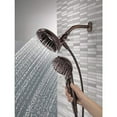 thumbnail image 2 of Delta 75588RB In2ition 25 GPM Dual Hand Held Rain Shower Heads 2-In-1 Combo With Holder and 72 Inch Hose Venetian Bronze Finish, 2 of 4
