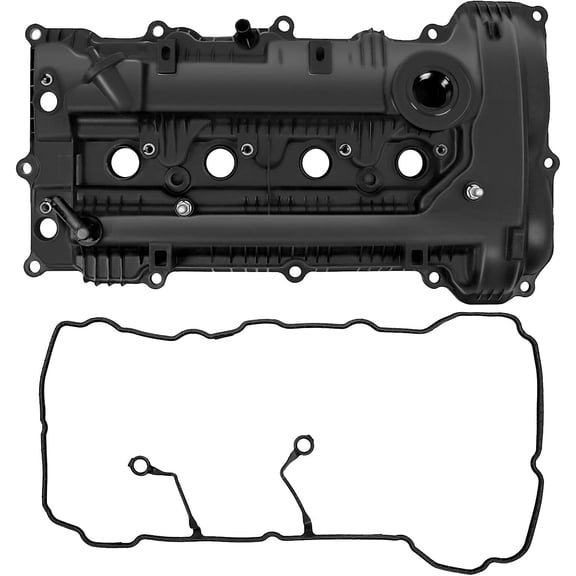 A-Premium Engine Valve Cover, with Gasket, Compatible with Hyundai Elantra 2017-2018, Kona 2018-2019 & Kia Forte 2017-2018, L4 2.0L DOHC, Replace # 224102E700
