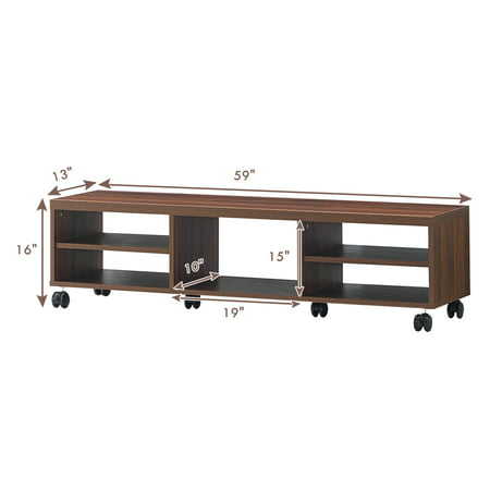 Costway Tv Stand Unit Media Center Console Shelf Cabinet Hold Up