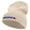 Birch, variant on Barber Sign Embroidered 12 Inch Long Knitted Beanie - Birch OSFM