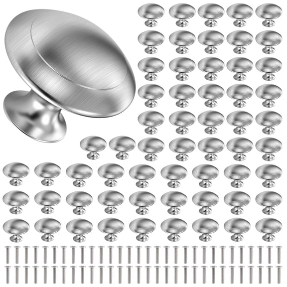60Pcs Kitchen Cabinet Knobs High Strength Alloy Cabinet Handles Drawer Knobs and Pulls for Kitchen Drawer Wardrobe Closet Bathroom Vanity TV Stand