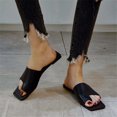 thumbnail image 1 of Verano Mujer Moda Color sólido Zapatillas Sandalias planas Playa Zapatos al aire libre Wmkox8yii hj789, 1 of 9