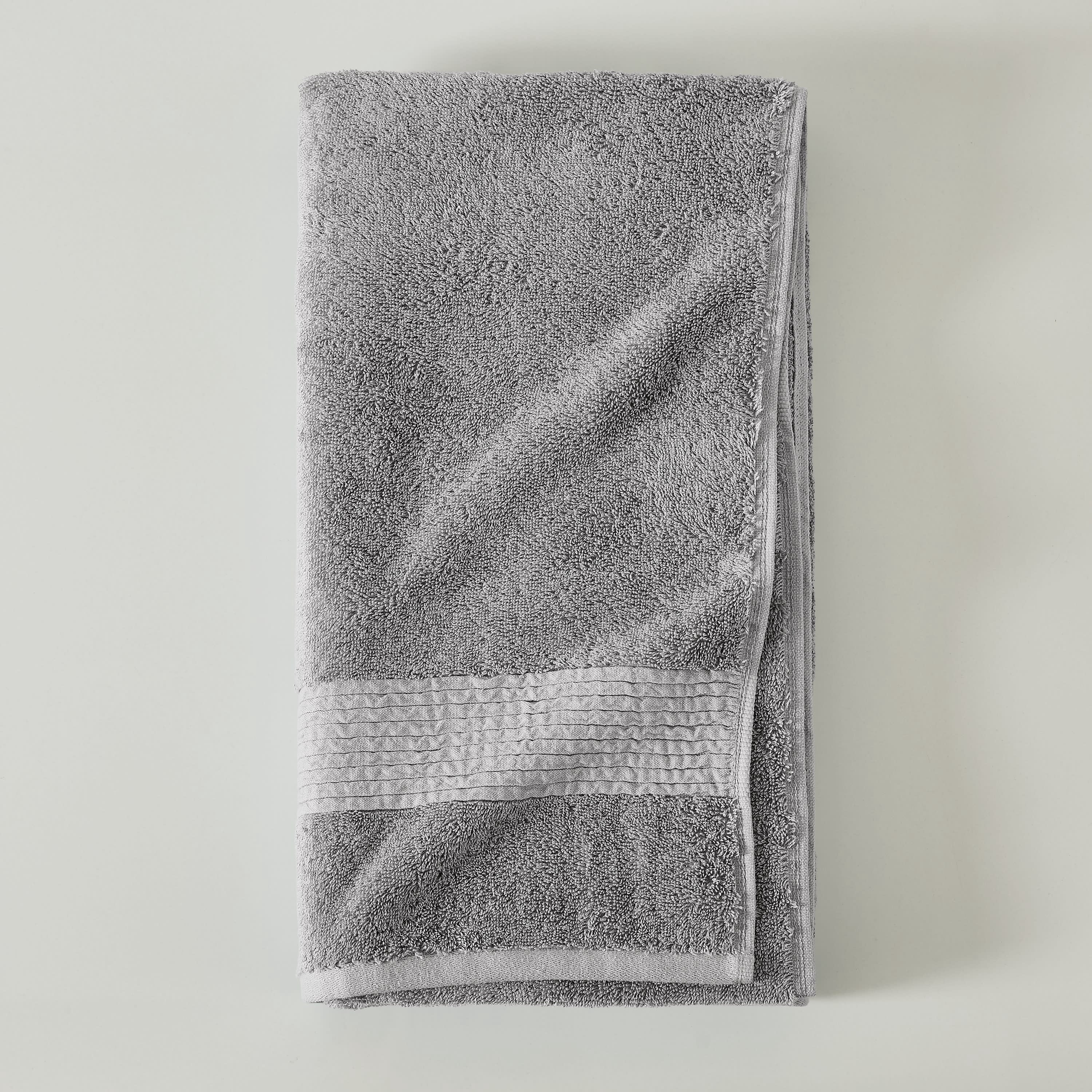 Cannon Cotton TENCEL™ 60% Cotton/ 40% TENCEL™  Bath Sheet in Grey, All Season, Adult Size, OEKO-TEX Certified