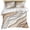 Beige, variant on 3 Piece Green Brown Ombre Duvet Cover Set Queen Size,Microfiber Comforter/Quilt Cover with Corner Ties and 2 Pillowcases,Modern Geometric Abstract Aesthetic Cream Soft Bedding with Zipper Closure