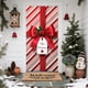 thumbnail image 4 of Adornos navideños, regalos navideños, cortina navideña de 35 x 71 pulgadas, decoración navideña para puerta y pared, festival, fiesta, poliéster., 4 of 9