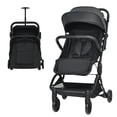 thumbnail image 1 of Babyjoy Lightweight Baby Stroller Foldable Travel Stroller for Airplane Black, 1 of 10