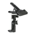 thumbnail image 3 of Metal Clamp Clip Holder with 5/8" Light Stand Attachment 1/4" to 3/8" Screw Mount Swivel Adapter for Photo Studio Reflector & Background, 3 of 7
