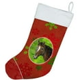 thumbnail image 2 of Carolines Treasures SB3121-CS 11 x 8 In. Horse Red Snowflakes Holiday Christmas Stocking, 2 of 2