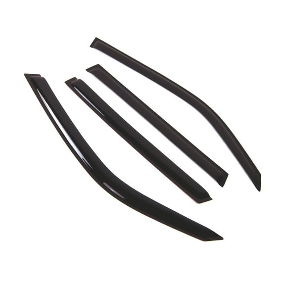 TuningPros Outside Mount Window Visor Deflector Smoke Tinted 4 Pcs Set For 2010-2016 Mercedes GLK300 GLK350