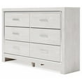thumbnail image 6 of Ashley Furniture Altyra 6-Drawer Contemporary Wood Dresser in White, 6 of 8