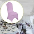 thumbnail image 2 of Hotel Banquet Chair Cover Elastic Polyester for White Seat Decoration Linen Protector Durable Fit for Event Use, 2 of 5