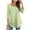Green, variant on aidice 3/4 Length Sleeve Womens Tops Casual Round Neck Shirts Comfy Fitting Solid Color Tee Shirts