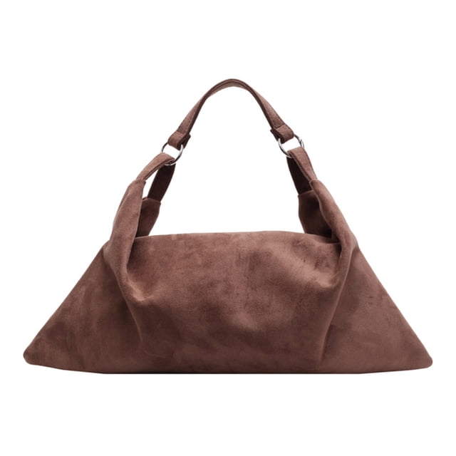 Bolso Bandolera Perezoso Retro Ante Esmerilado Nuevo Axila Un Hombro para Otoño E Invierno (café)