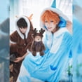 thumbnail image 3 of Genshin Impact-Pijama de felpa para CosPlay, camisón súper grueso, Kaedehara Kazuha/Venti/Tartaglia/Xiao/Zhongli, 3 of 4