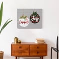 thumbnail image 3 of Creative Products Comfort and Joy Ornaments 20 x 16 Canvas Wall Art, 3 of 4