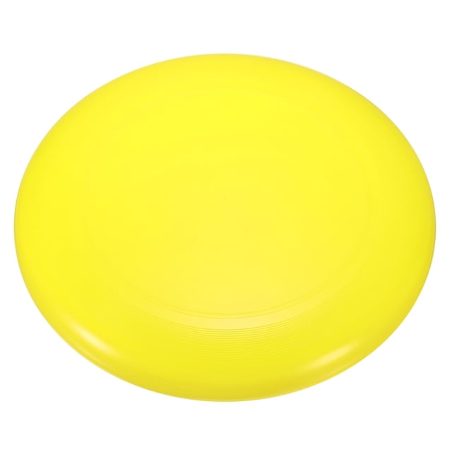 Flying Disc 10.8 Inch 175 Gram, Sport Disk Training Disk for Backyard Lawn Beach, Yellow