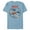 Ocean Blue, variant on Disney Planes Dusty Crophopper with Bravo and Echo T-Shirt- Short Sleeve Blended T-Shirt for Adults - Customized-Yellow