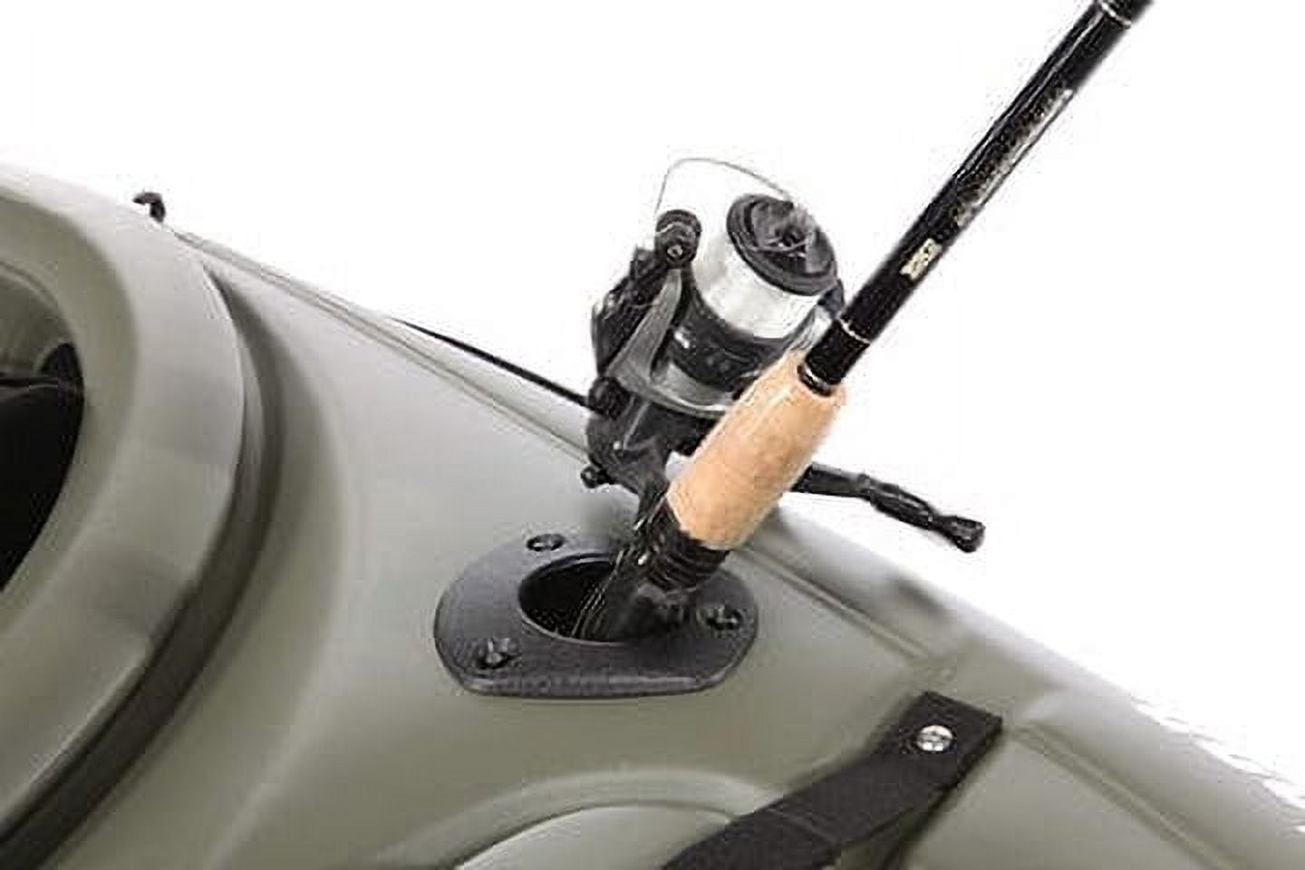 Pelican - Kayak Flush Mount Rod Holder - Polypropylene - Black
