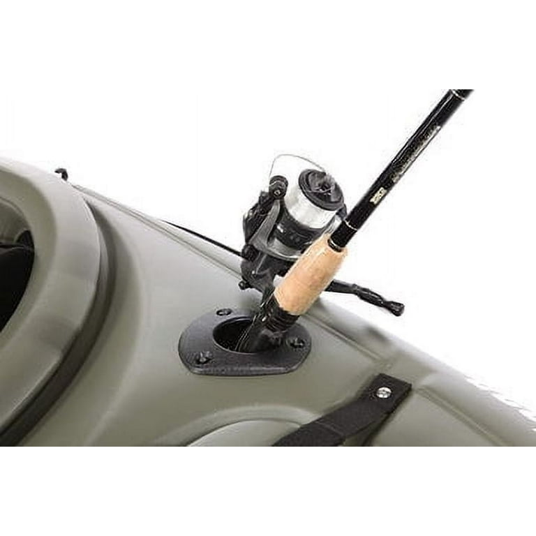 pelican kayak fishing rod holder Pelican - Kayak Flush Mount Rod Holder - Polypropylene