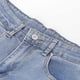 thumbnail image 5 of Tall Woman Clothes rasgados elásticos de cintura alta de casual para mujer (Blue, L), 5 of 5