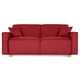 thumbnail image 2 of Sofá Cama Makora Abbot Rojo Lino Memory Foam Respaldo con Reclinable de 3 Posiciones, 2 of 8