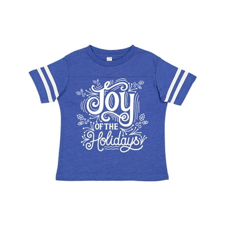 

Inktastic Joy of the Holidays Hand Lettered Illustration Gift Toddler Boy or Toddler Girl T-Shirt