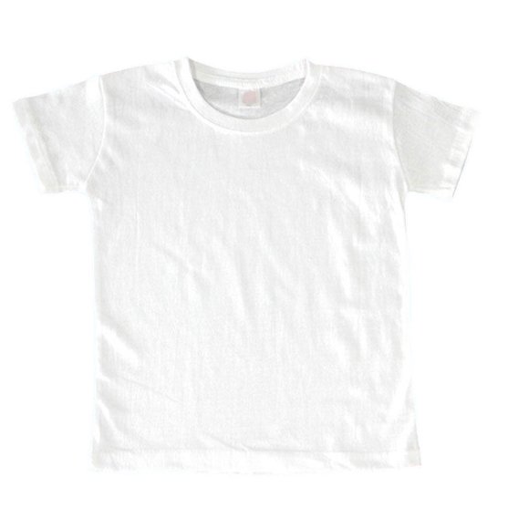 MasteelfCA Simple Style Summer T-shirts Casual Blank White T-shirt Kindergarten DIY Graffiti Painting Costume Parent-children Art Craft Supplies (Size 16)