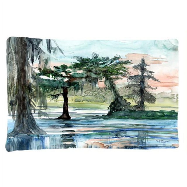Carolines Treasures 8985PILLOWCASE In the Swamp Fabric Standard Pillowcase