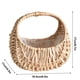 thumbnail image 3 of Cesta de flores rattan, cesta de arracada, portátil, almacenamiento, diseño moderno, estilo natural, alta resistencia, fácil de limpiar, para boda, para hogar, para dormitorio, tejido de, 3 of 9