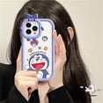thumbnail image 3 of Encantadora Funda De Teléfono Doraemon De Dibujos Animados Compatible Con iPhone 11 Pro Max XR 7Plus 8 7 6s 6 Plus 14 12 13 XS X SE 2020 Suave Tpu Cute 3D Bowknot Little Monster Lens Cubierta, 3 of 3