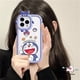 thumbnail image 3 of Encantadora Funda De Teléfono Doraemon De Dibujos Animados Compatible Con iPhone 11 Pro Max XR 7Plus 8 7 6s 6 Plus 14 12 13 XS X SE 2020 Suave Tpu Cute 3D Bowknot Little Monster Lens Cubierta, 3 of 3